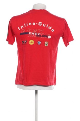 Мъжка тениска Hanes, Размер M, Цвят Червен, Цена 13,00 лв.