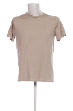 Мъжка тениска Hollister, Размер L, Цвят Бежов, Цена 18,60 лв.
