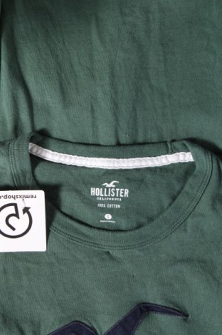 Ανδρικό t-shirt Hollister, Μέγεθος S, Χρώμα Πράσινο, Τιμή 15,98 €