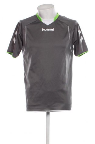 Ανδρικό t-shirt Hummel, Μέγεθος L, Χρώμα Γκρί, Τιμή 8,18 €