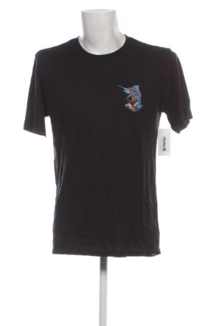Herren T-Shirt Hurley, Größe M, Farbe Schwarz, Preis 28,87 €