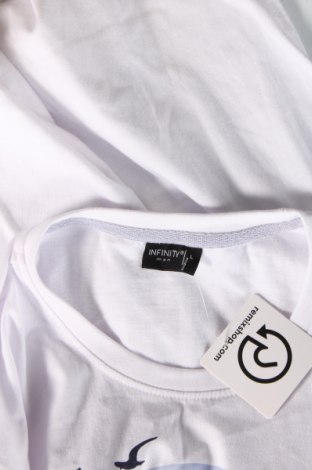 Ανδρικό t-shirt Infinity, Μέγεθος L, Χρώμα Λευκό, Τιμή 8,18 €