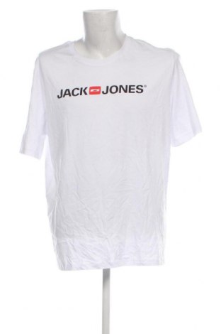 Мъжка тениска Jack & Jones, Размер XXL, Цвят Бял, Цена 31,00 лв.