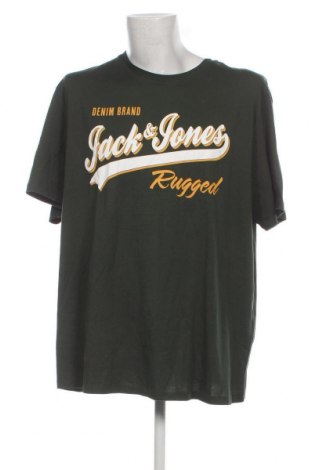Herren T-Shirt Jack & Jones, Größe 4XL, Farbe Grün, Preis € 15,98