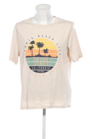 Herren T-Shirt Jack & Jones, Größe XL, Farbe Beige, Preis € 15,98