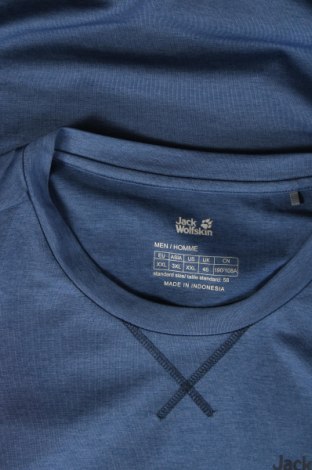 Ανδρικό t-shirt Jack Wolfskin, Μέγεθος XXL, Χρώμα Μπλέ, Τιμή 16,70 €