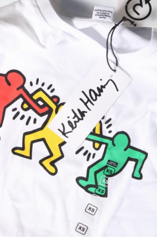 Мъжка тениска Keith Haring, Размер XS, Цвят Бял, Цена 31,00 лв.