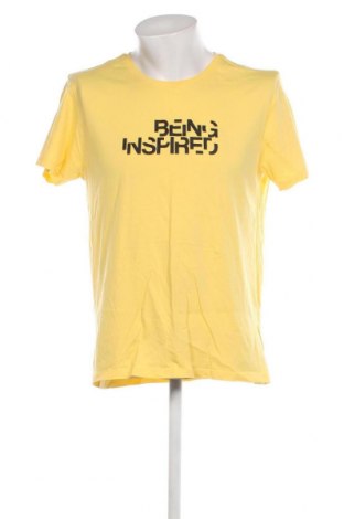 Ανδρικό t-shirt LCW, Μέγεθος XL, Χρώμα Κίτρινο, Τιμή 8,18 €