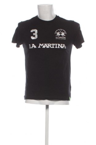 Мъжка тениска La Martina, Размер S, Цвят Черен, Цена 72,00 лв.