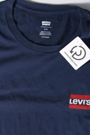 Męski T-shirt Levi's, Rozmiar XXL, Kolor Niebieski, Cena 149,27 zł