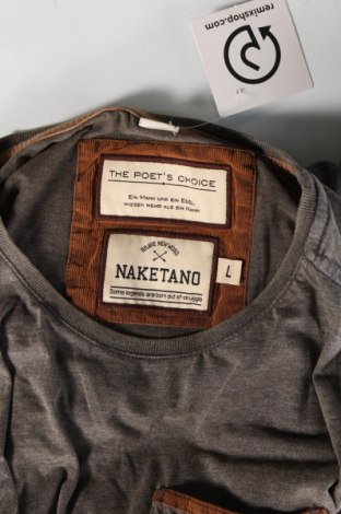 Tricou de bărbați Naketano, Mărime L, Culoare Gri, Preț 82,24 Lei