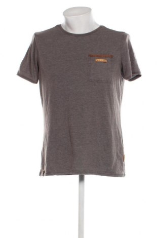Herren T-Shirt Naketano, Größe L, Farbe Grau, Preis 17,40 €
