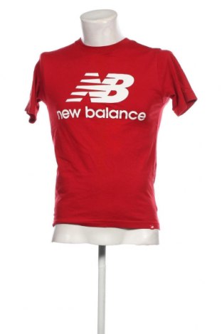 Męski T-shirt New Balance, Rozmiar S, Kolor Czerwony, Cena 79,96 zł