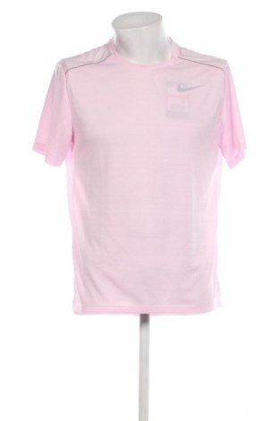 Ανδρικό t-shirt Nike Running, Μέγεθος L, Χρώμα Ρόζ , Τιμή 31,71 €