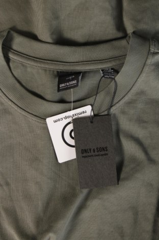 Ανδρικό t-shirt Only & Sons, Μέγεθος XXL, Χρώμα Πράσινο, Τιμή 10,82 €