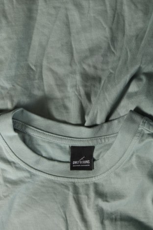 Ανδρικό t-shirt Only & Sons, Μέγεθος M, Χρώμα Πράσινο, Τιμή 10,82 €