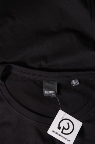 Herren T-Shirt Only & Sons, Größe 3XL, Farbe Schwarz, Preis € 10,82