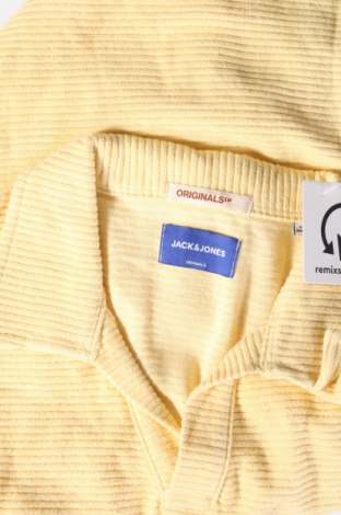 Tricou de bărbați Originals By Jack & Jones, Mărime L, Culoare Galben, Preț 101,97 Lei