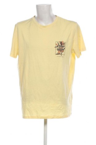 Мъжка тениска Originals By Jack & Jones, Размер XXL, Цвят Жълт, Цена 31,00 лв.