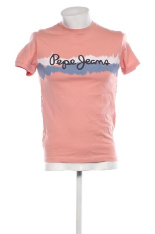 Herren T-Shirt Pepe Jeans, Größe S, Farbe Rosa, Preis 17,32 €