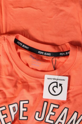 Męski T-shirt Pepe Jeans, Rozmiar S, Kolor Pomarańczowy, Cena 149,27 zł