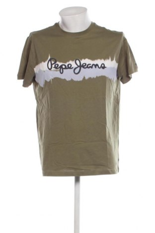 Męski T-shirt Pepe Jeans, Rozmiar XL, Kolor Zielony, Cena 149,27 zł