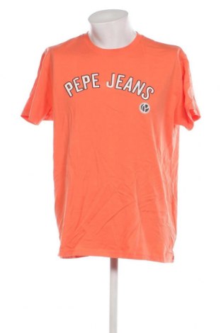 Męski T-shirt Pepe Jeans, Rozmiar XXL, Kolor Pomarańczowy, Cena 149,27 zł
