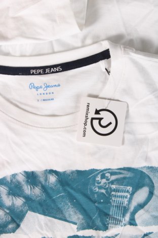 Herren T-Shirt Pepe Jeans, Größe S, Farbe Weiß, Preis € 28,87
