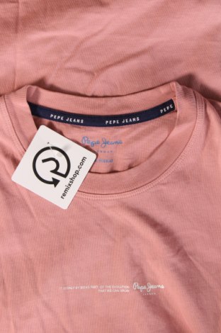 Herren T-Shirt Pepe Jeans, Größe M, Farbe Rosa, Preis 28,87 €
