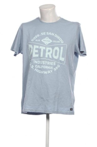 Tricou de bărbați Petrol Industries, Mărime XXL, Culoare Albastru, Preț 28,55 Lei
