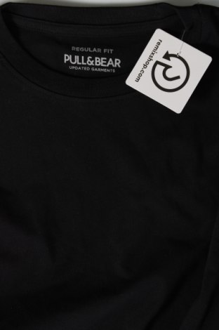 Męski T-shirt Pull&Bear, Rozmiar L, Kolor Czarny, Cena 55,97 zł