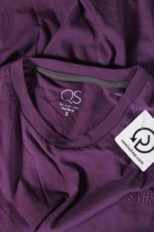 Herren T-Shirt Q/S by S.Oliver, Größe S, Farbe Lila, Preis 15,98 €