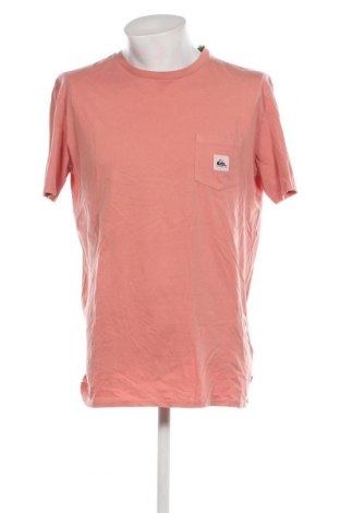 Herren T-Shirt Quiksilver, Größe L, Farbe Aschrosa, Preis 18,56 €