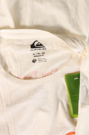 Мъжка тениска Quiksilver, Размер XL, Цвят Екрю, Цена 36,00 лв.