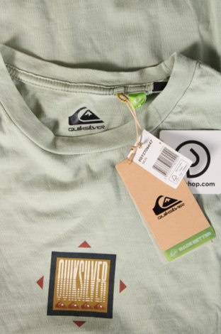 Ανδρικό t-shirt Quiksilver, Μέγεθος S, Χρώμα Πράσινο, Τιμή 18,56 €