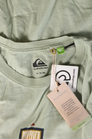 Tricou de bărbați Quiksilver, Mărime XL, Culoare Verde, Preț 118,42 Lei