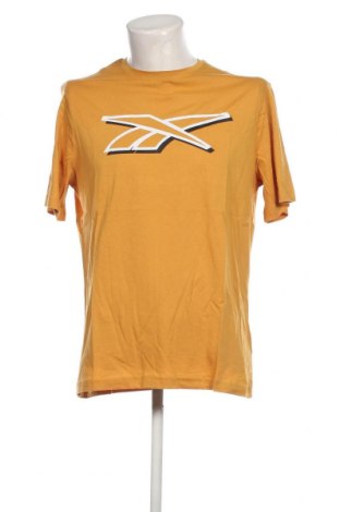 Мъжка тениска Reebok, Размер L, Цвят Жълт, Цена 37,20 лв.