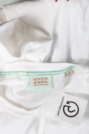 Мъжка тениска Scotch & Soda, Размер L, Цвят Бял, Цена 72,00 лв.