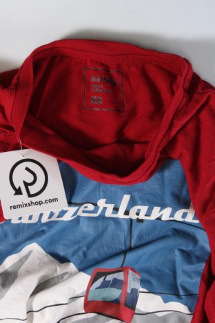 Pánske tričko  Sinsay, Veľkosť XS, Farba Červená, Cena  7,00 €