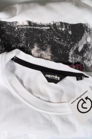 Herren T-Shirt Superdry, Größe XXL, Farbe Weiß, Preis 20,62 €