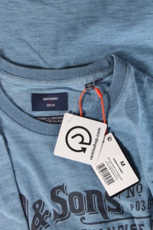 Pánske tričko  Superdry, Veľkosť M, Farba Modrá, Cena  16,50 €