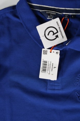 Мъжка тениска Superdry, Размер L, Цвят Син, Цена 40,00 лв.