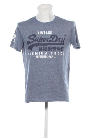 Ανδρικό t-shirt Superdry, Μέγεθος L, Χρώμα Μπλέ, Τιμή 20,62 €
