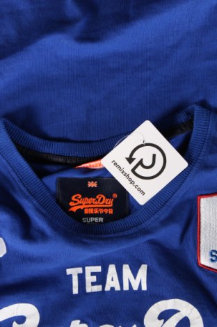 Herren T-Shirt Superdry, Größe S, Farbe Blau, Preis 12,53 €