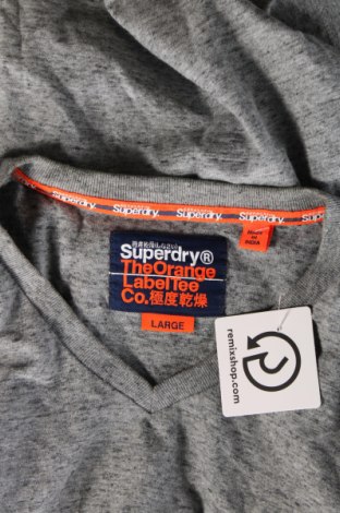 Мъжка тениска Superdry, Размер L, Цвят Сив, Цена 18,00 лв.