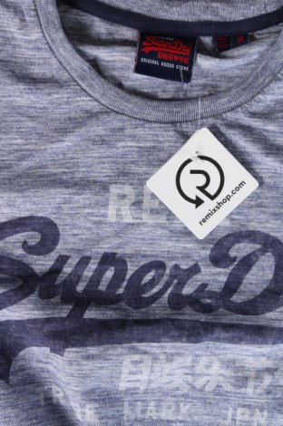 Herren T-Shirt Superdry, Größe M, Farbe Blau, Preis 12,53 €