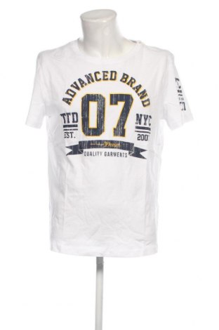 Ανδρικό t-shirt Tom Tailor, Μέγεθος XL, Χρώμα Λευκό, Τιμή 12,78 €