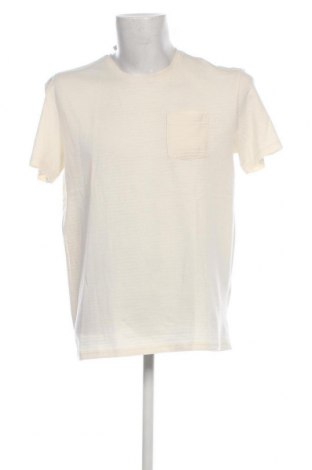 Herren T-Shirt Tom Tailor, Größe L, Farbe Ecru, Preis 9,59 €