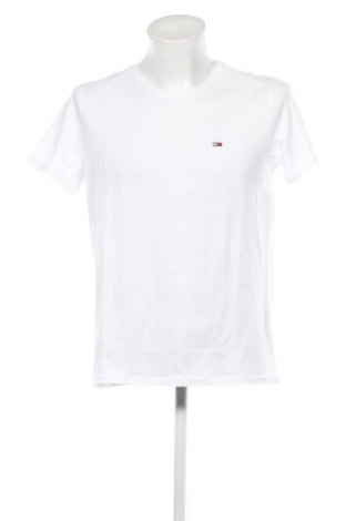 Ανδρικό t-shirt Tommy Jeans, Μέγεθος L, Χρώμα Λευκό, Τιμή 37,11 €