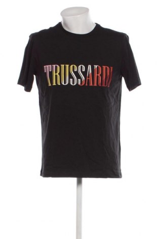Мъжка тениска Trussardi, Размер L, Цвят Черен, Цена 72,00 лв.